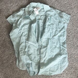 BANANA REPUBLIC - NWT linen button down